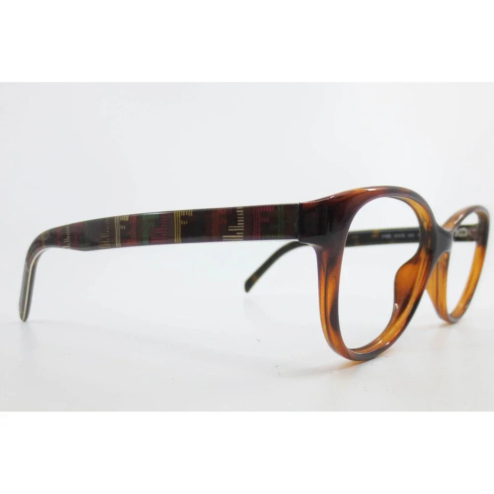 Fendi F1025 Eyeglasses Womens Dark Havana Tortoise Cat Eye Zucca Italy 51-16-135